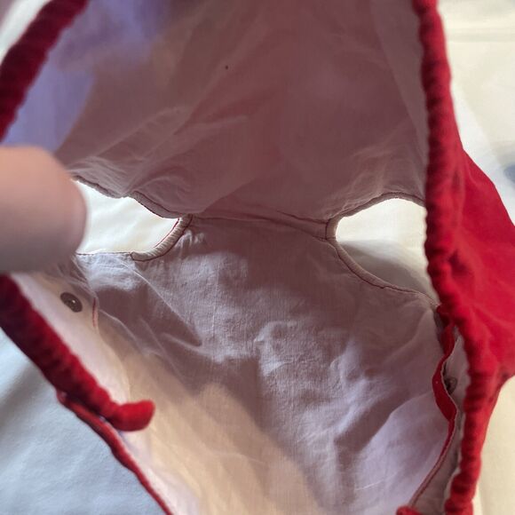 Vintage Baby Girls/Boys Toddler Big Kid Diaper Cover Bloomers Red Velvet Snaps - Picture 6 of 7